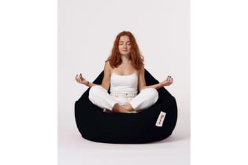 Saccosekker utendørs Hunny saccosekk utendørs 115 cm Svart - Hagemøbler & utemiljø - Stoler & Lenestoler - Sittesekker ute