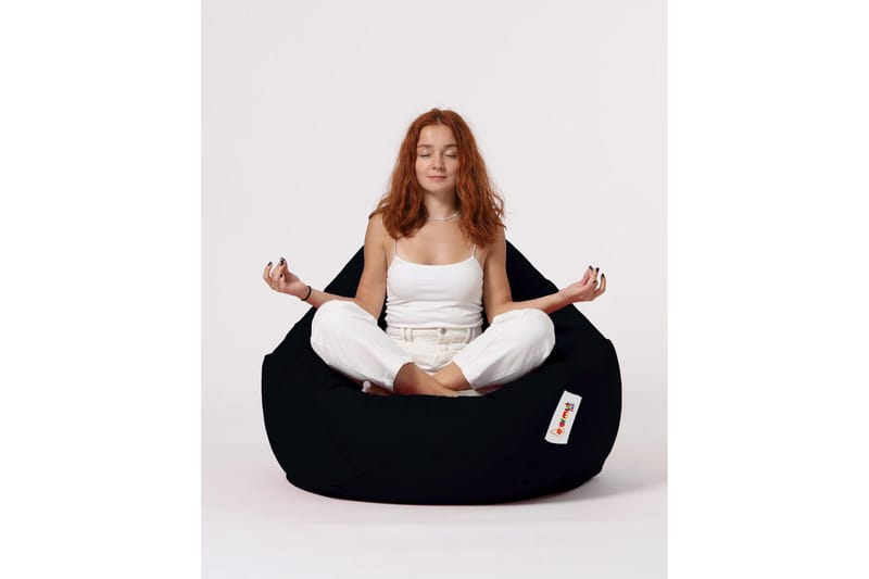 Saccosekker utendørs Hunny saccosekk utendørs 115 cm Svart - Hagemøbler & utemiljø - Stoler & Lenestoler - Sittesekker ute