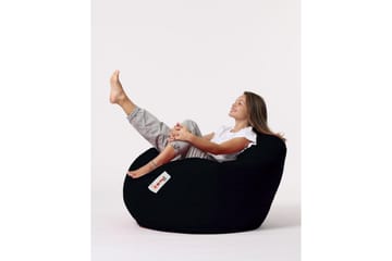 Saccosekker utendørs Hunny saccosekk utendørs 115 cm Svart - Hagemøbler & utemiljø - Stoler & Lenestoler - Sittesekker ute