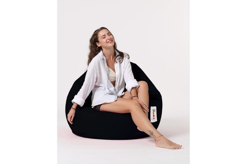 Saccosekker utendørs Hunny saccosekk utendørs 115 cm Svart - Hagemøbler & utemiljø - Stoler & Lenestoler - Sittesekker ute