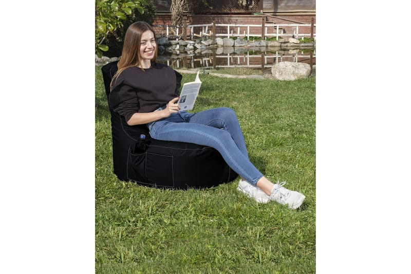 Saccosekker utendørs Vikki saccosekk utendørs 70 cm Svart - Hagemøbler & utemiljø - Stoler & Lenestoler - Sittesekker ute