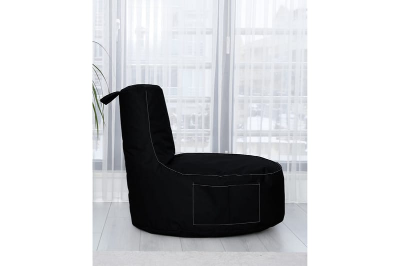 Saccosekker utendørs Vikki saccosekk utendørs 70 cm Svart - Hagemøbler & utemiljø - Stoler & Lenestoler - Sittesekker ute