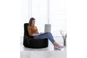 Saccosekker utendørs Vikki saccosekk utendørs 70 cm Svart - Hagemøbler & utemiljø - Stoler & Lenestoler - Sittesekker ute