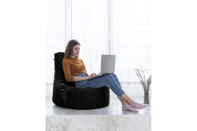 Saccosekker utendørs Vikki saccosekk utendørs 70 cm Svart - Hagemøbler & utemiljø - Stoler & Lenestoler - Sittesekker ute