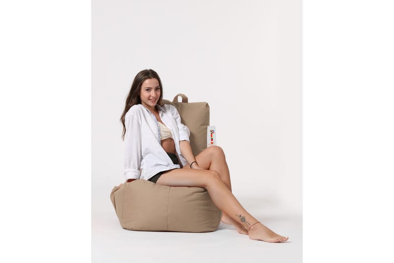 Sittesekk Utendørs Dimants 60 cm - Beige - Sittesekker ute