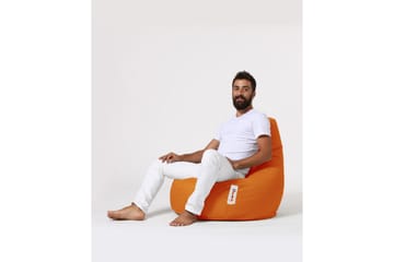 Sittesekk Utendørs Vinna 80 cm - Oransje - Hagemøbler & utemiljø - Stoler & Lenestoler - Sittesekker ute