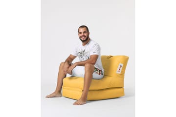 Sittesekk Utendørs Petone 55 cm - Gul - Hagemøbler & utemiljø - Stoler & Lenestoler - Sittesekker ute