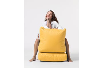 Sittesekk Utendørs Petone 55 cm - Gul - Hagemøbler & utemiljø - Stoler & Lenestoler - Sittesekker ute