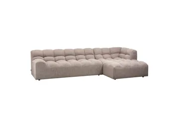 Sjeselong Allure - Vevd brun melange, Høyre - Møbler - Sofaer - Hjørnesofaer