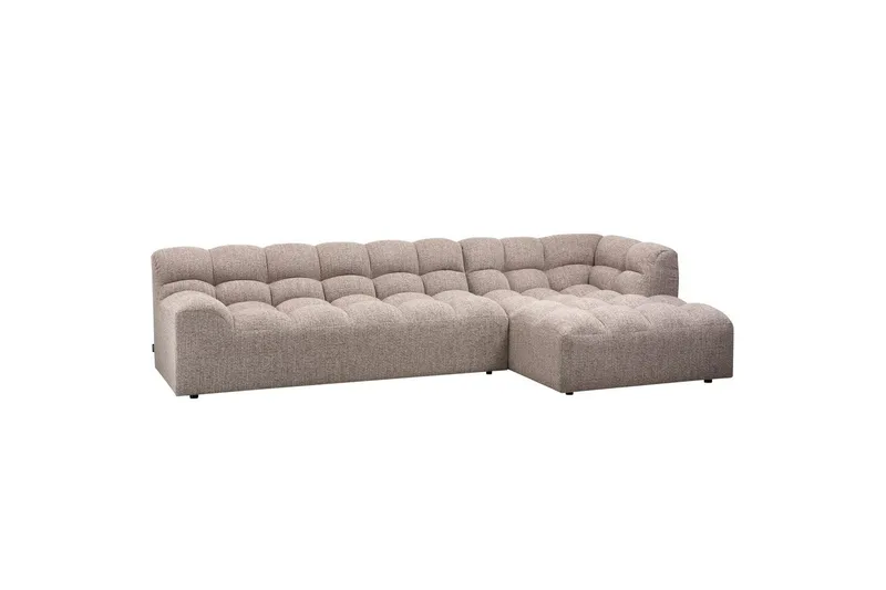 Sjeselong Allure - Vevd brun melange, Høyre - Møbler - Sofaer - Hjørnesofaer