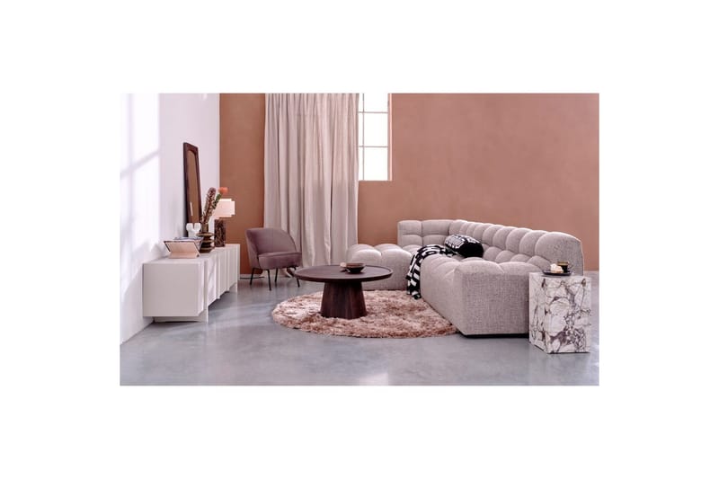 Sjeselong Allure - Vevd brun melange, Venstre - Møbler - Sofaer - Hjørnesofaer