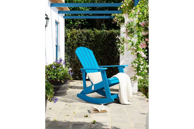 Sjurby Gyngestol utendørs - Blå - Hagemøbler & utemiljø - Stoler & Lenestoler - Gyngestol utendørs