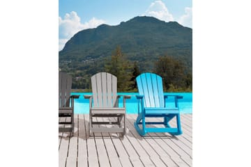 Sjurby Gyngestol utendørs - Blå - Hagemøbler & utemiljø - Stoler & Lenestoler - Gyngestol utendørs