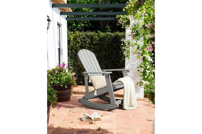 Sjurby Gyngestol utendørs - Grå - Hagemøbler & utemiljø - Stoler & Lenestoler - Gyngestol utendørs
