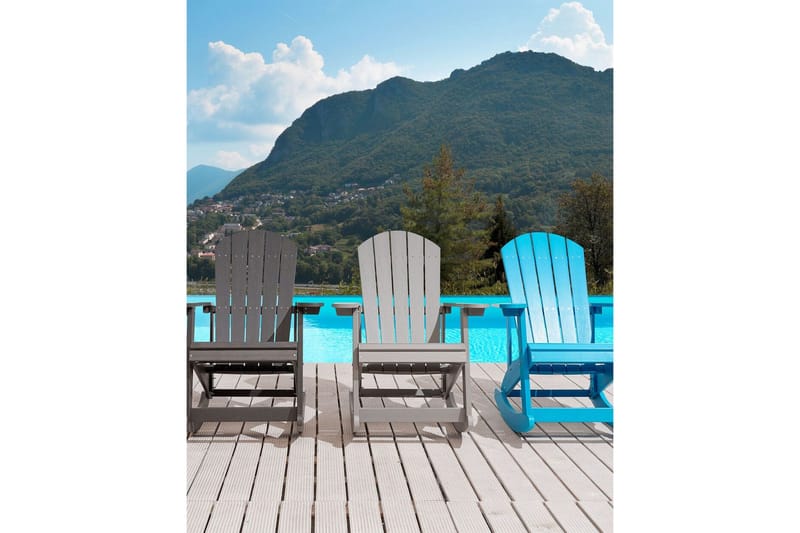 Sjurby Gyngestol utendørs - Grå - Hagemøbler & utemiljø - Stoler & Lenestoler - Gyngestol utendørs