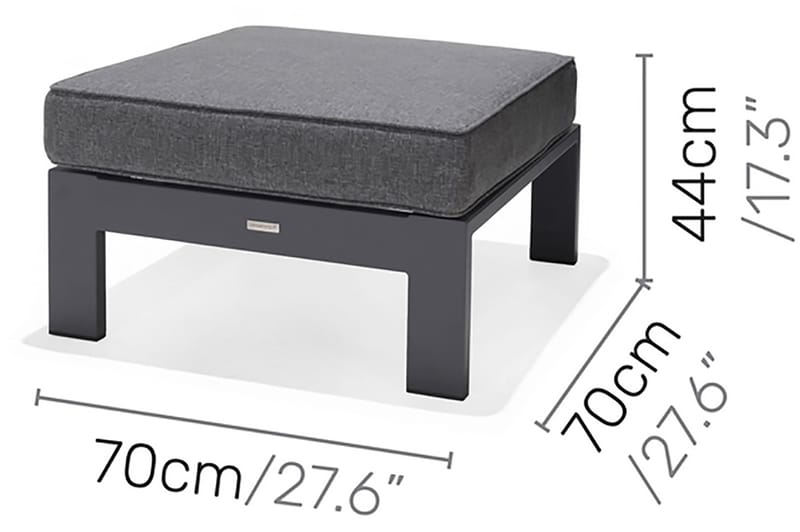 Palau Krakk - Grå - Hagemøbler & utemiljø - Stoler & Lenestoler - Skammel & Krakk utendørs