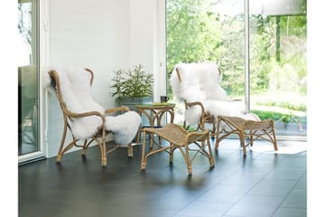 Praktø Fotskammel - Naturrotting - Hagemøbler & utemiljø - Stoler & Lenestoler - Skammel & Krakk utendørs