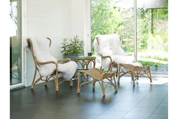 Praktø Fotskammel - Naturrotting - Hagemøbler & utemiljø - Stoler & Lenestoler - Skammel & Krakk utendørs