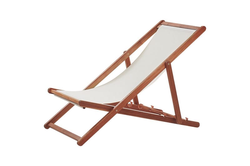 Solseng 2 erstatningstekstiler Anzio - Hvit, mørkt treverk, flerfarget - Hagemøbler & utemiljø - Stoler & Lenestoler - Solstoler