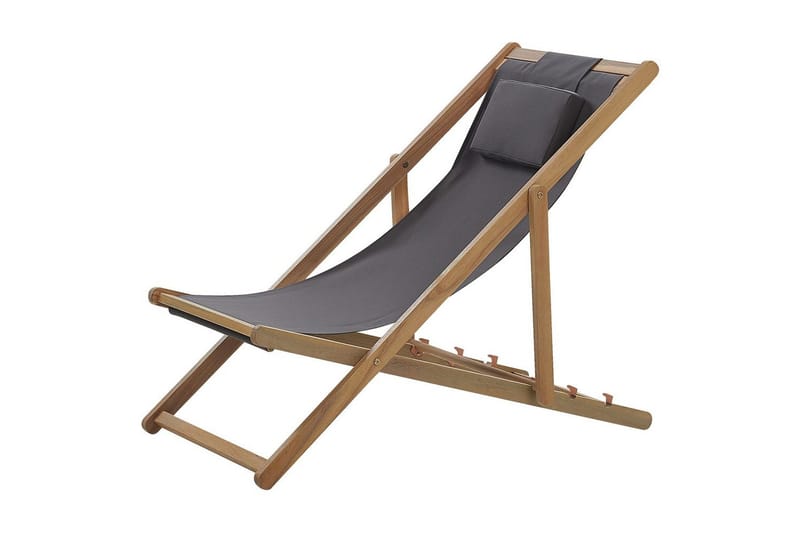 Solseng 2 erstatningstekstiler Avellino - Grå, lyst tre, flerfarget - Hagemøbler & utemiljø - Stoler & Lenestoler - Solstoler