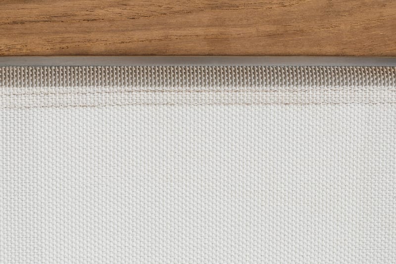 Solseng Båstad - Teak|Børstet Aluminium - Solsenger & solvogner