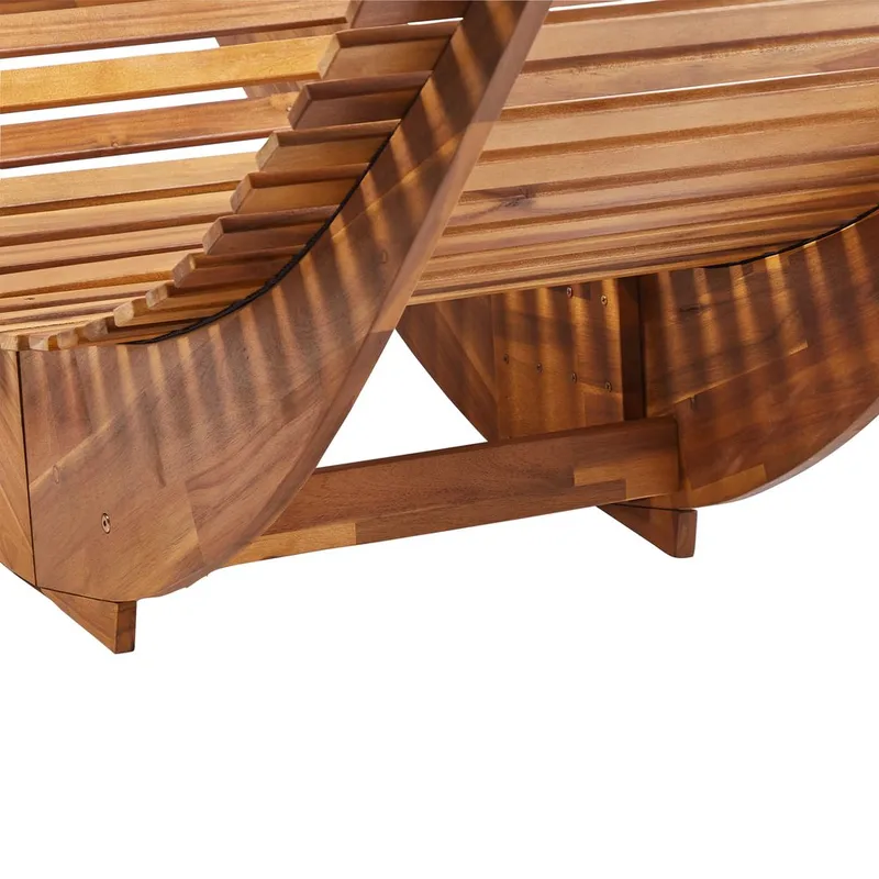 Solseng Brescia Premium - Lyst tre, lysegrå - Hagemøbler & utemiljø - Stoler & Lenestoler - Solstoler