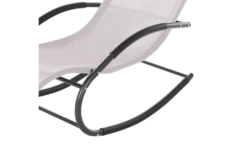 Solseng Carano II - Beige, svart - Hagemøbler & utemiljø - Stoler & Lenestoler - Solsenger & solvogner