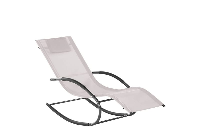 Solseng Carano II - Beige, svart - Hagemøbler & utemiljø - Stoler & Lenestoler - Solsenger & solvogner