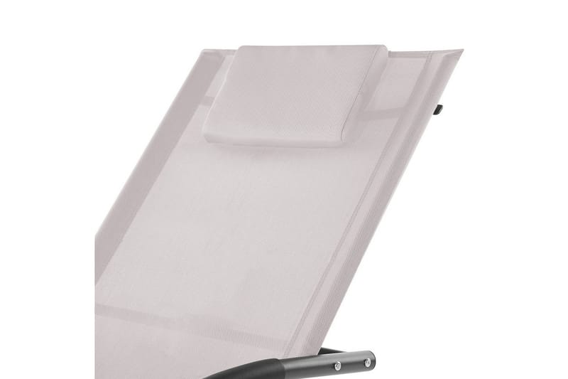 Solseng Carano II - Beige, svart - Hagemøbler & utemiljø - Stoler & Lenestoler - Solsenger & solvogner