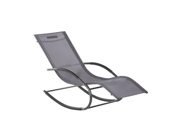 Solseng Carano II - Grå, svart - Hagemøbler & utemiljø - Stoler & Lenestoler - Solsenger & solvogner