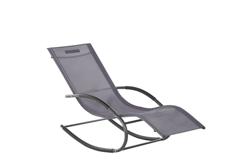 Solseng Carano II - Grå, svart - Hagemøbler & utemiljø - Stoler & Lenestoler - Solsenger & solvogner