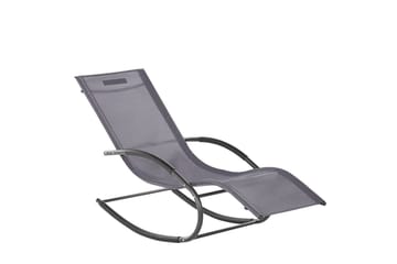 Solseng Carano II - Grå, svart - Hagemøbler & utemiljø - Stoler & Lenestoler - Solsenger & solvogner