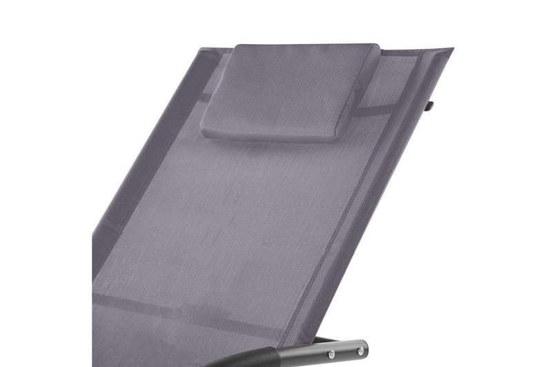 Solseng Carano II - Grå, svart - Hagemøbler & utemiljø - Stoler & Lenestoler - Solsenger & solvogner