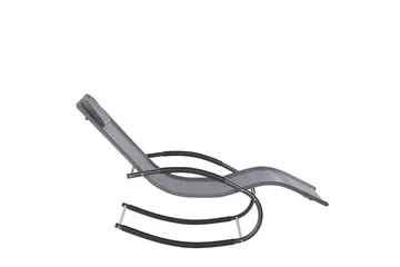 Solseng Carano II - Grå, svart - Hagemøbler & utemiljø - Stoler & Lenestoler - Solsenger & solvogner