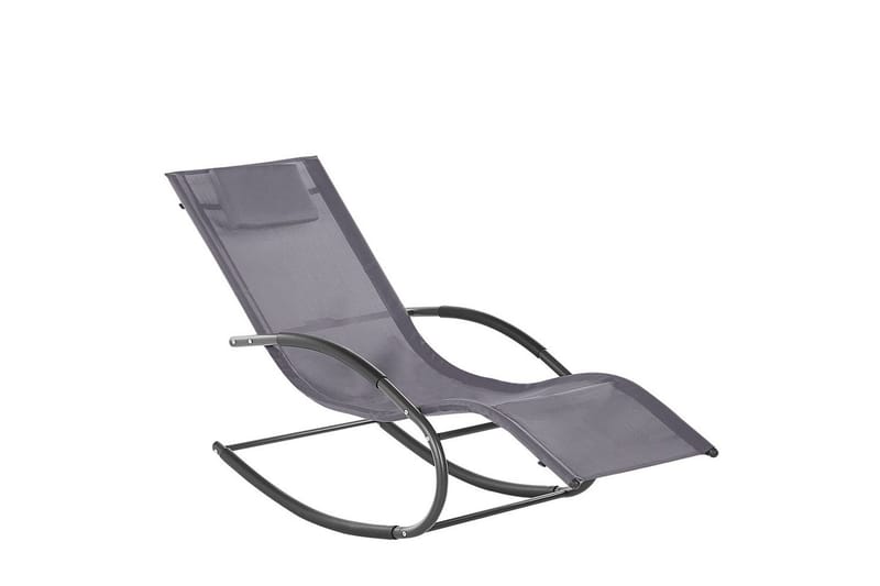Solseng Carano II - Grå, svart - Hagemøbler & utemiljø - Stoler & Lenestoler - Solsenger & solvogner