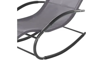 Solseng Carano II - Grå, svart - Hagemøbler & utemiljø - Stoler & Lenestoler - Solsenger & solvogner