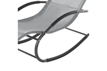 Solseng Carano II - Lys grå, svart - Hagemøbler & utemiljø - Stoler & Lenestoler - Solsenger & solvogner