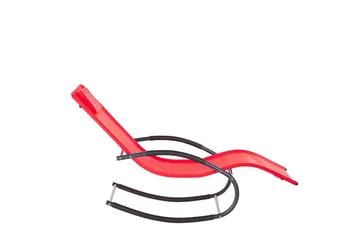 Solseng Carano II - Rød, Svart - Hagemøbler & utemiljø - Stoler & Lenestoler - Solsenger & solvogner