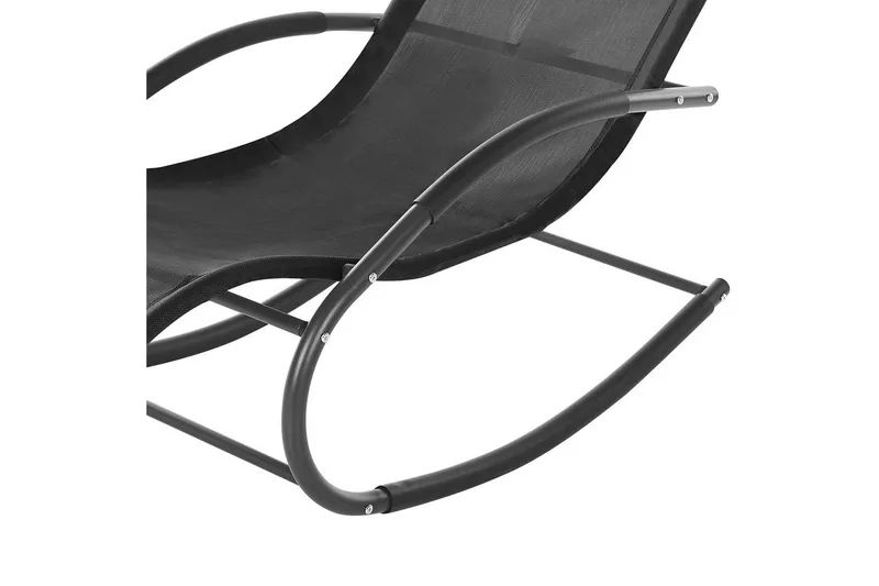 Solseng Carano II - Svart - Hagemøbler & utemiljø - Stoler & Lenestoler - Solsenger & solvogner
