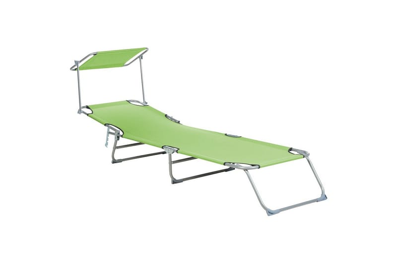 Solseng Foligno - Grønn, Sølv - Hagemøbler & utemiljø - Stoler & Lenestoler - Solsenger & solvogner