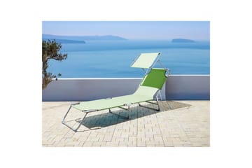 Solseng Foligno - Grønn, Sølv - Hagemøbler & utemiljø - Stoler & Lenestoler - Solsenger & solvogner