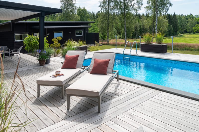 Solseng Hillerstorp Jet Set - Beige - Hagemøbler & utemiljø - Stoler & Lenestoler - Solsenger & solvogner