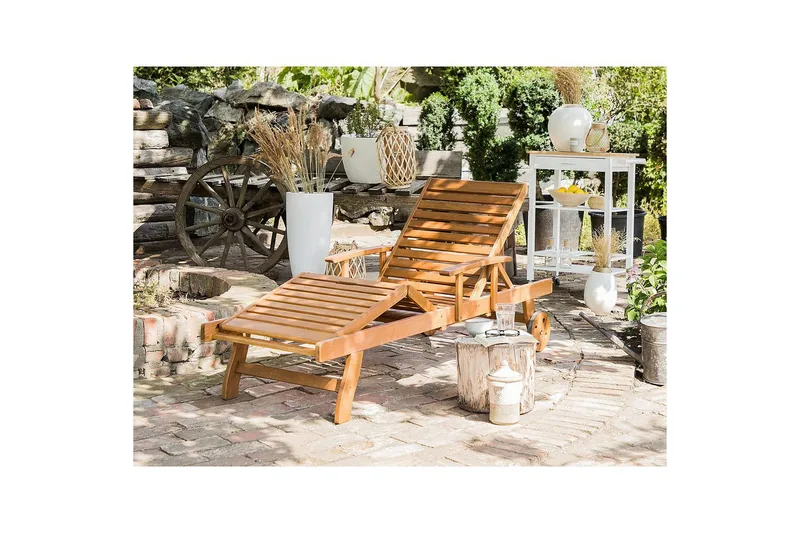 Solseng Java - Lyst tre, Lyst treverk - Hagemøbler & utemiljø - Stoler & Lenestoler - Solsenger & solvogner