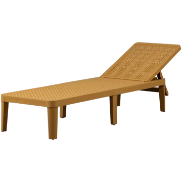 Solseng Jinte utendørs - Gul - Hagemøbler & utemiljø - Stoler & Lenestoler - Solsenger & solvogner