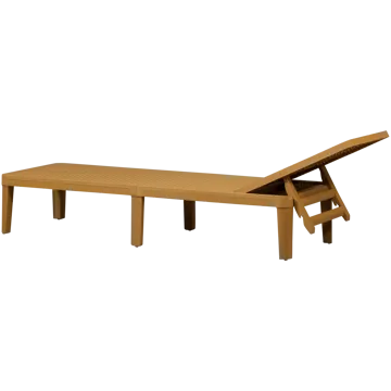 Solseng Jinte utendørs - Gul - Hagemøbler & utemiljø - Stoler & Lenestoler - Solsenger & solvogner