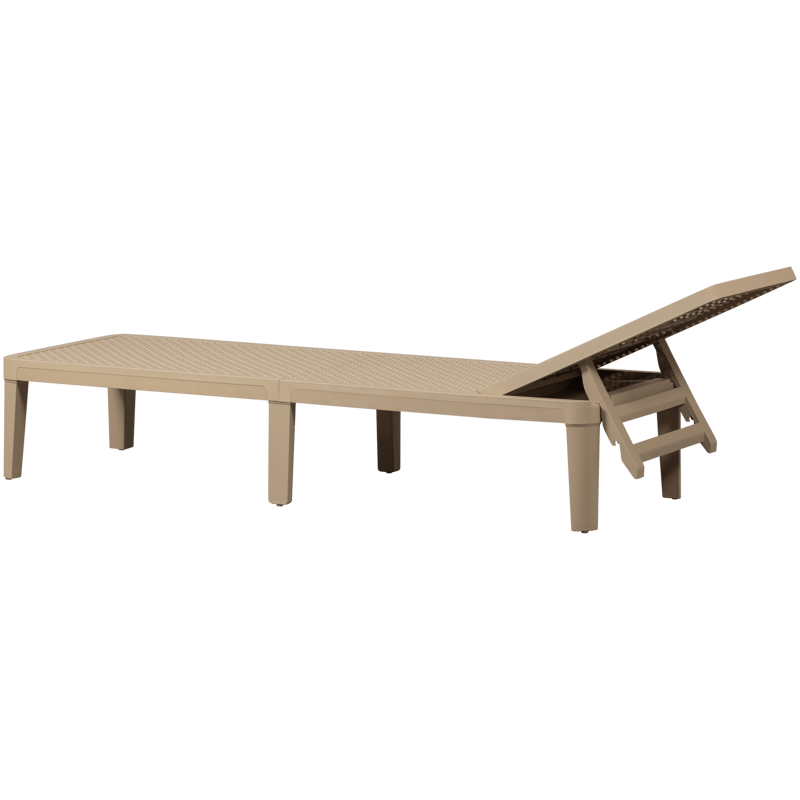 Solseng Jinte utendørs - Sand - Hagemøbler & utemiljø - Stoler & Lenestoler - Solsenger & solvogner