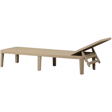 Solseng Jinte utendørs - Sand - Hagemøbler & utemiljø - Stoler & Lenestoler - Solsenger & solvogner