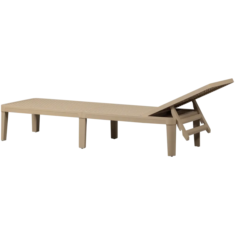 Solseng Jinte utendørs - Sand - Hagemøbler & utemiljø - Stoler & Lenestoler - Solsenger & solvogner