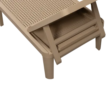 Solseng Jinte utendørs - Sand - Hagemøbler & utemiljø - Stoler & Lenestoler - Solsenger & solvogner