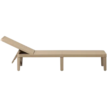 Solseng Jinte utendørs - Sand - Hagemøbler & utemiljø - Stoler & Lenestoler - Solsenger & solvogner